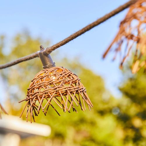 Guirlande Solaire Corde Beige 6m