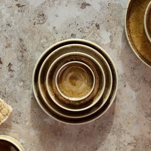 Lot De 6 Assiettes Plates En Porcelaine 9cm