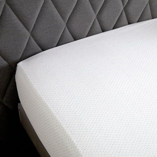 Drap Housse Percale Blanc 90x190 Cm