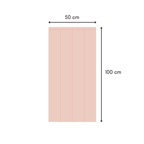 Sticker en vinyle boiserie rose 50x100 cm