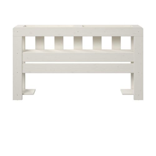 Tête De Lit Palette En Pin Blanc 140x200