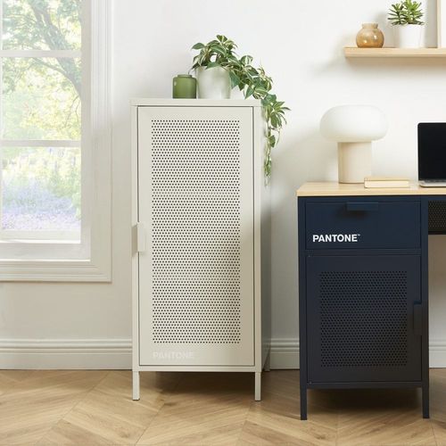 Caisson De Bureau Métal Beige Sable H105cm