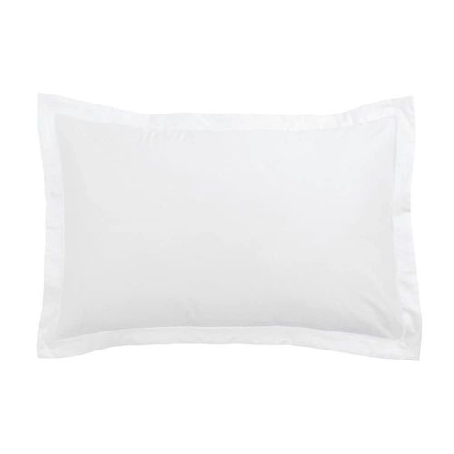 Taie D'oreiller Satin Blanc 65x65 Cm
