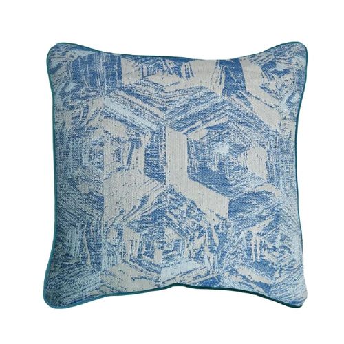 Housse De Coussin Pur Coton Bleu 40x40 Cm