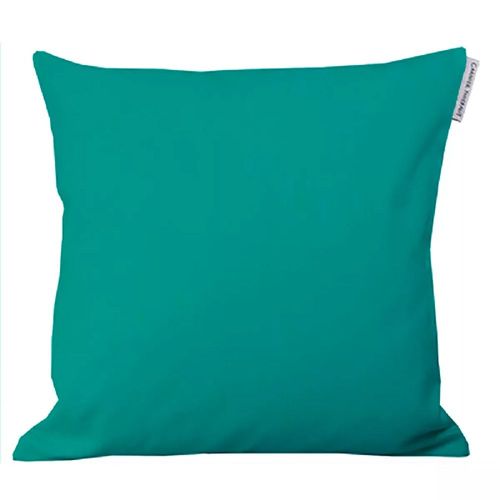 Housse De Coussin Pur Coton Bleu 50x50 Cm