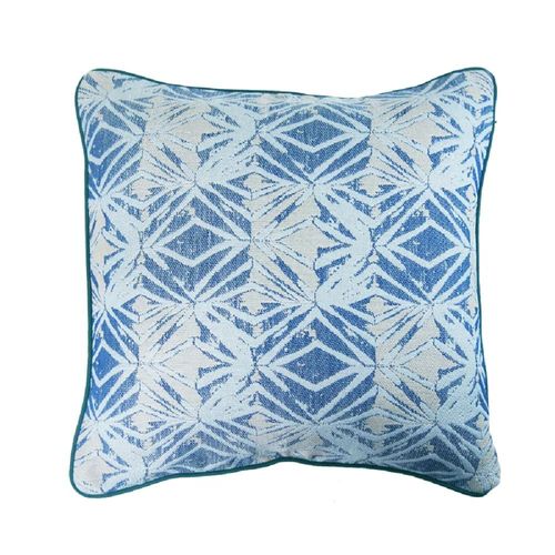 Housse De Coussin Pur Coton Bleu 30x50 Cm