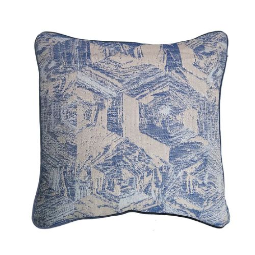 Housse De Coussin Pur Coton Bleu 40x40 Cm