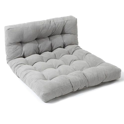 Matelas futon 140x190 cm gris clair