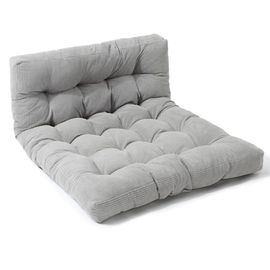 Matelas futon 140x190 cm gris clair