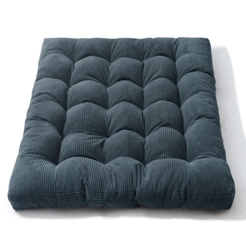 Matelas futon 160x200 cm bleu foncé