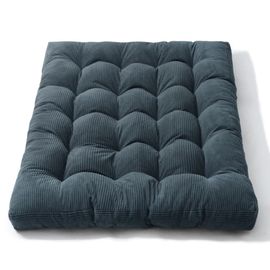 Matelas futon 160x200 cm bleu foncé