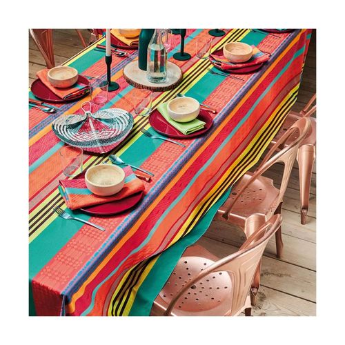 Nappe Pur Coton Multicolore 180x250 Cm