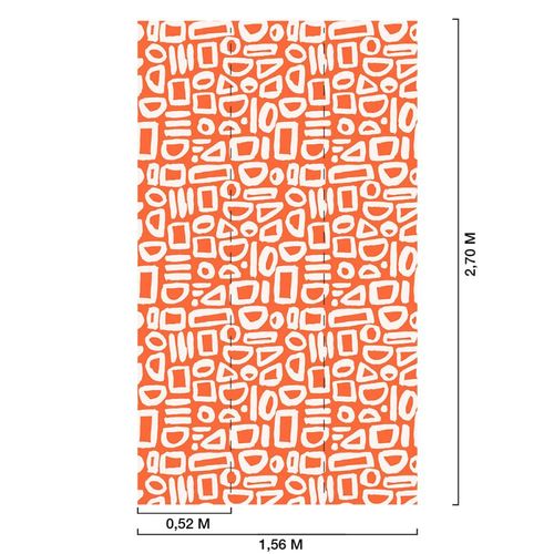 Papier peint contours 156x270 cm