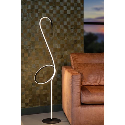 Lampadaire Métal Noir Rvb