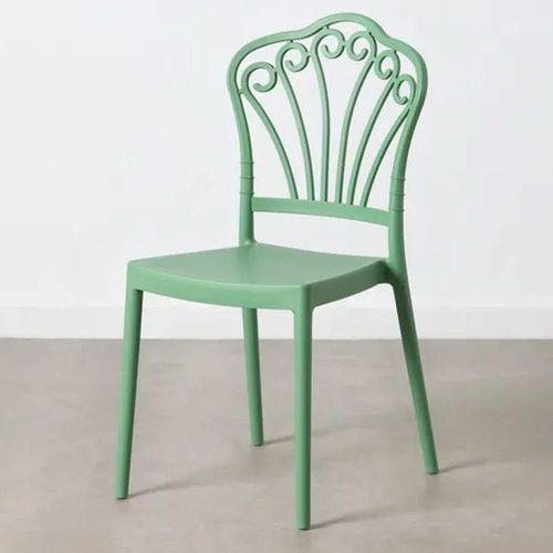 Chaise Classique En Polypropylène Vert 44.5x52.5x90cm