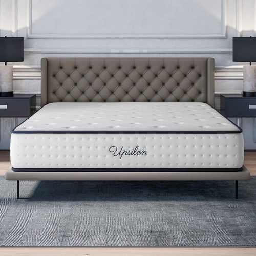 Matelas 140x200 cm - Épais 30 cm - Blue Latex, Mousse HR