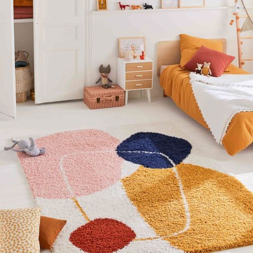 Tapis Contemporain Géométrique - 120x160cm Multicolore Polypropylène