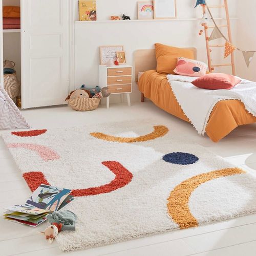 Tapis Contemporain Géométriques - 120x160cm Multicolore Polypropylène