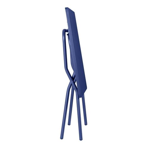 Table De Jardin Pliante En Acier Bleu L70xl64xh72