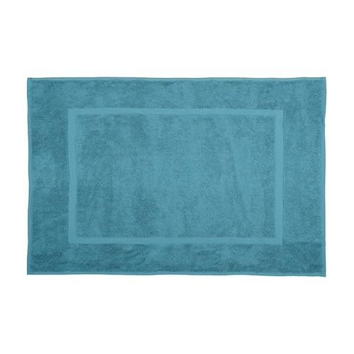 Tapis de Bain uni 45x70 cm - Confort & Absorption - Bleu canard
