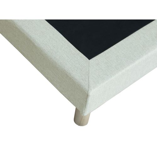 Sommier Tapissier À Lattes Fixes 90x190 Beige