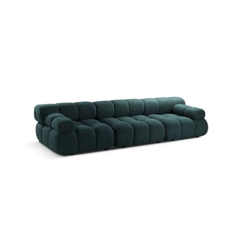Canapé Modulaire 3 Places En Bouclé Pétrole