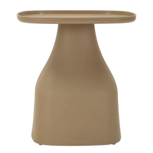 Petite Table En Plastique Gris Tourterelle 48x48x50 Cm