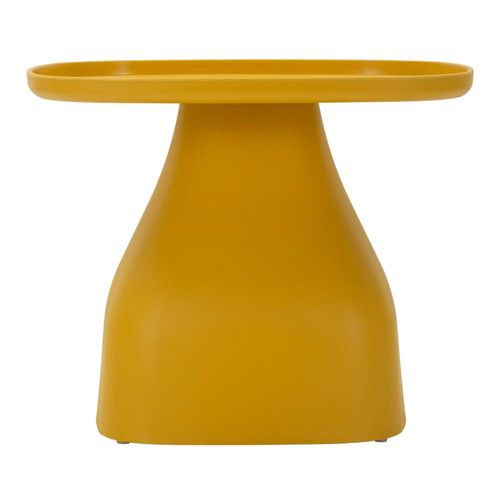 Table En Plastique Jaune 48x48x38 Cm