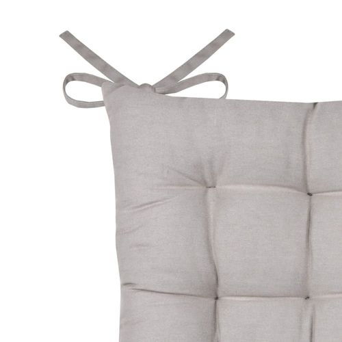 Galette De Chaise Unie Et Classique Coton Naturel 38x38 Cm