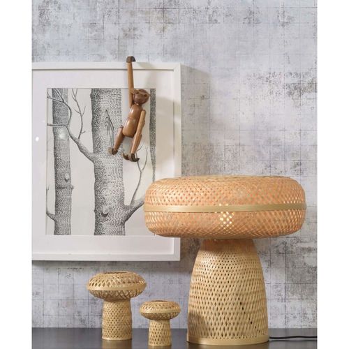 Lampe De Table Bambou Brun Ø40cm