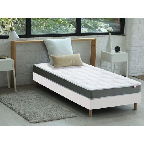 Pack matelas sommier oreiller couette 90x190