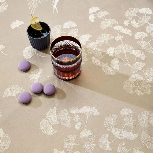 Nappe Ronde Enduit Imperméable Pur Coton Diam. 175cm