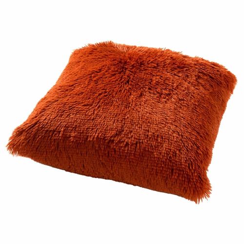 Housse De Coussin Fluffy - Orange 45x45 Cm