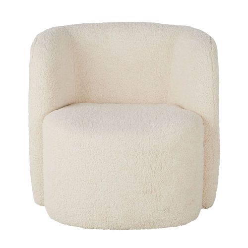 Fauteuil Bouclettes Écrues