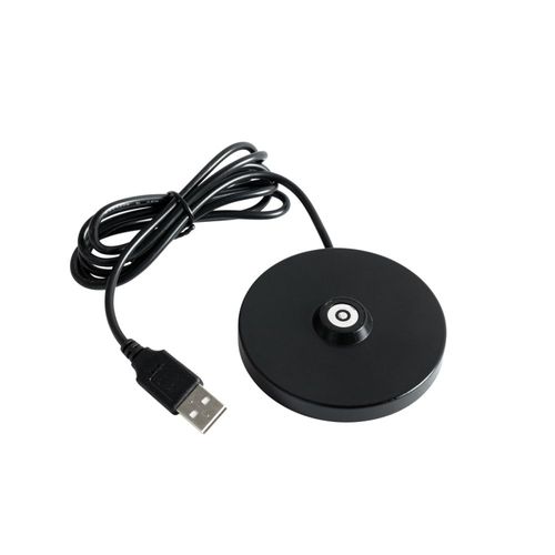 Lampe De Table Champignon Brun Rouille Rechargeable Station Incluse