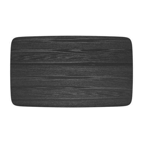 Table Rectangulaire 6 Personnes En Bois Noir 150 Cm