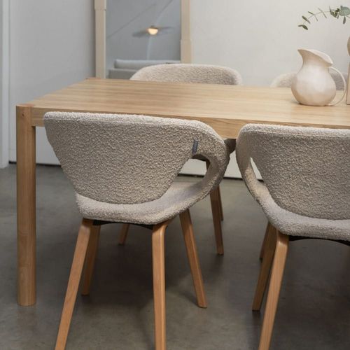 Table À Manger 10 Personnes En Bois - Bois Clair