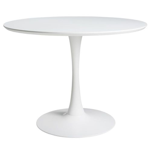 Table À Manger Ronde Blanche 4/5 Personnes D100