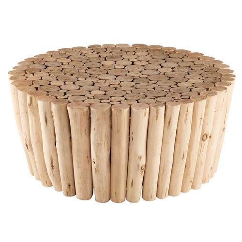 Bout De Canapé En Bois D'eucalyptus