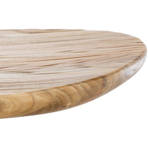 Tabouret De Bar Industriel Réglable En Bois Nature