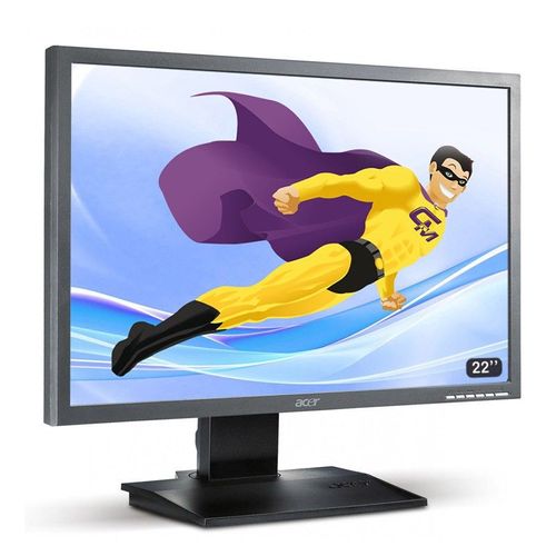 Ecran Plat PC 22" ACER B223W LCD 1680x1050 16/10 Widescreen TFT TN VGA DVI
