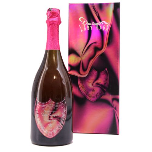 Dom Perignon Édition Lady Gaga 2006 Rosé - Capsule + Coffret Abîmée