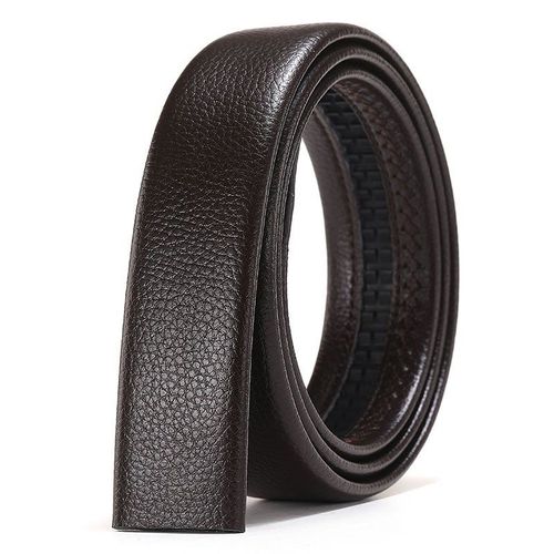 Ceinture À Cliquet En Cuir Pour Homme, 35 Mm (1 3/8 Po), Sans Boucle, Ceinture De Remplacement