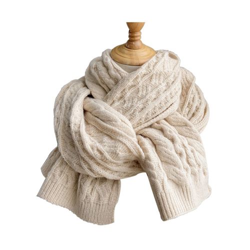 [190x30cm] Écharpe Tricotée Pour Homme Automne Et Hiver Écharpe Chaude Résistante Au Froid Manteau D'hiver Châle Simple Cadeau De Noël Écharpe Pour Homme
