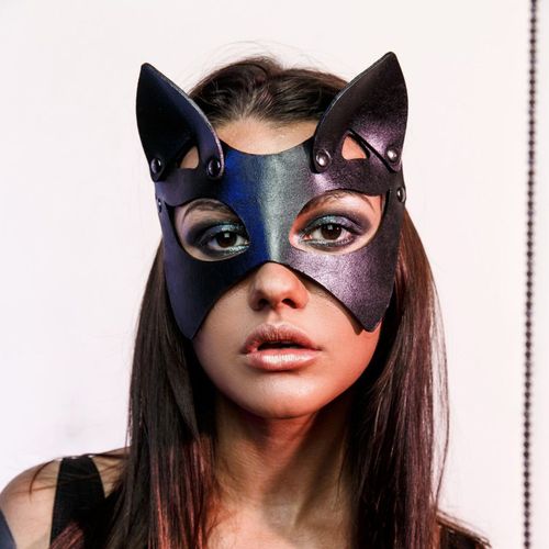 Masques En Cuir Pour Femmes, Masque De Mascarade Pour Femmes, Demi-Masque Animal