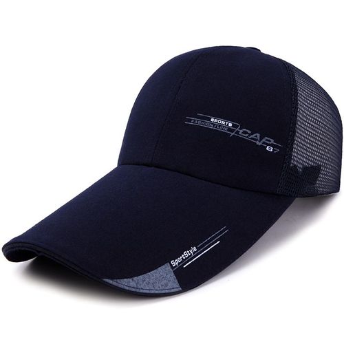 Casquette De Baseball Réglable En Maille Bleue, Chapeau De Golf, Casquette De Camionneur De Moto, Casquette À Sangle Pour Homme Et Femme, Chapeau De Pêche