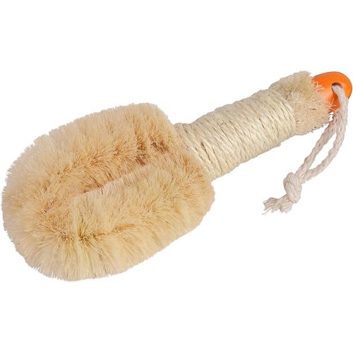 Brosse De Bain En Sisal Naturel Avec Manche En Bois, Brosse De Nettoyage Pour Douche, Massage Portable, Gommage Corporel 