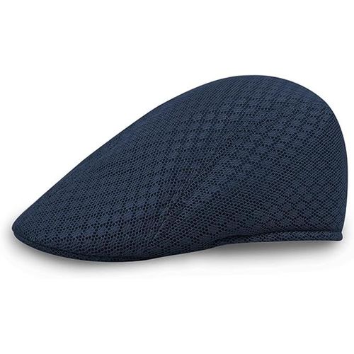 Casquette Béret En Maille Vintage Pour Homme, Chapeau Plat Respirant, Casquette De Golf D'été, Chapeau Plat, Maille Respirante Bleu Marine Neutre