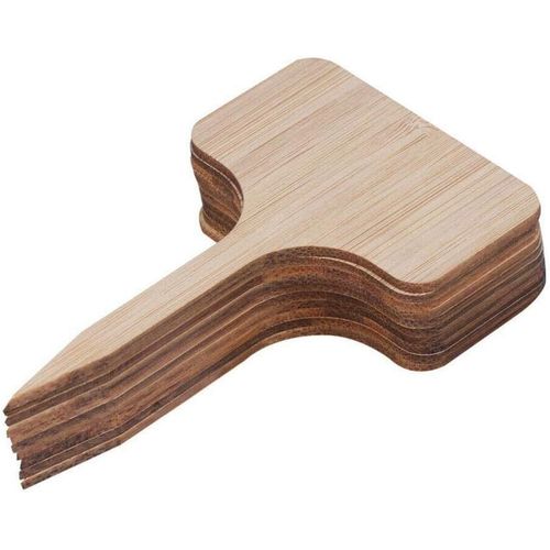 Panneau En Bois Pour Étiqueter Les Plantes : Boîte De 10 Étiquettes En Bois - Ardoise En Bois Pour Jardin, Potager Et Potager - Résistant Aux Intempéries - Qualité Supérieure