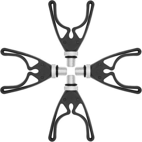 Support De Canne À Pêche À La Carpe, Support De Canne À Pêche À Tête En V Avec Clips Magnétiques Magiques, Maintient Votre Canne À Pêche En Toute Sécurité, 4 Pièces